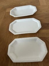 ROSENTHAL SCHALEN PLATTEN MARIA WEISS 3 STÜCK 25 CM, 27 CM, 28 CM