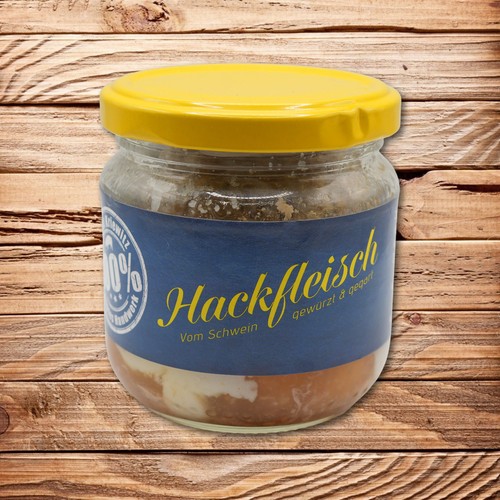 Hackfleisch vom schwein - schwein, im