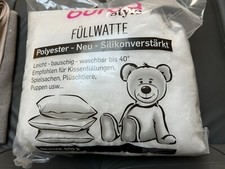 Polyester Füllwatte, waschbar bis 40 Grad, es fehlt nur eine kleine Menge