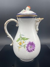Meissen     Kaffee Kanne neuer Ausschnitt Vitrinenobjekt II. Wahl