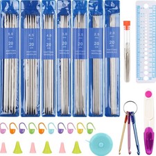 Stricknadeln Set Edelstahl 35