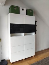 IKEA SELSVIKEN Tür/Schubladenfront hochglanz schwarz 60x38cm für BESTA Korpus