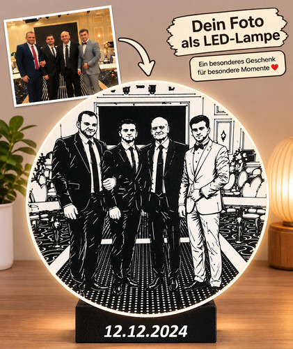 Personalisierte led fotolampe - personalisierte,