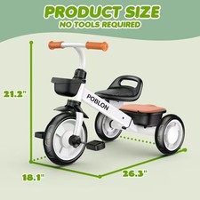 Dreirad Kinderfahrrad 3 Räder