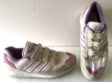 Vintage Adidas Turnschuhe Laufschuhe Sneakers Weiß-Flieder Gr. 39/40