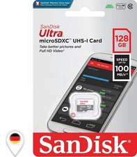 Sandisk Ultra micro SD 128GB Speicherkarte UHS-I Class10
