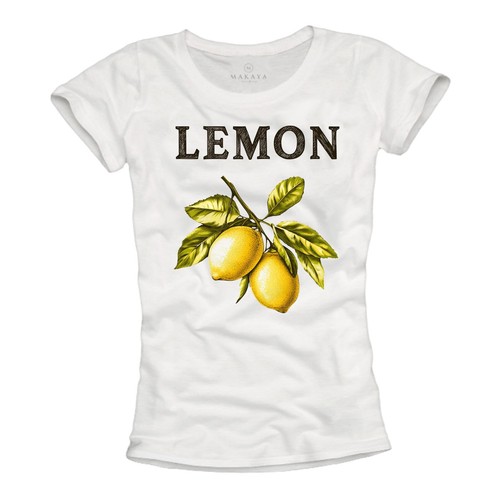 Damenshirt mit zitrone sommer - mit,