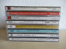 8 CD´s Schubert-Symphonie Nr.3, 4, 5&6, 7, 8, Overtüren, Rosamunde, Zauberharfe