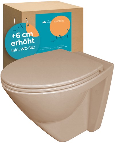 Erhöht bahamabeige 6 - wc,