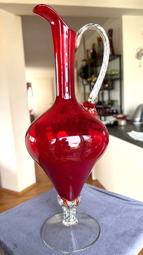 Große glas vase murano - glas,