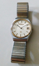 Vintage Herrenuhr, Orient H527601A-60, Datum, Sekundenzeiger, Flexarmband