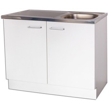 Spülenschrank girona weiß - spülenschrank,