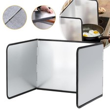 Spritzschutz Faltbar Herd Küchen Spritzplatte Pfanne Spritzschutz 3 Seitiger