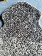 2xEdelzeit Teppich Curled Lammfell-Optik, 2x60x90cm, grau