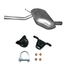 Endschalldämpfer  Auspuff + Montagezubehör für BMW 3er E46 Ti Compact