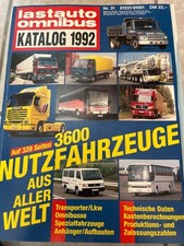 Lastauto Omnibus Katalog 1992