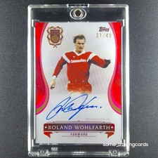 Topps Roland Wohlfarth - /49 - On Card Auto - FC Bayern München 125