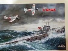 Postkarte (U-510 vor Penang)