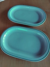 2 Aufschnittplatten Oval,DDR