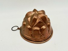 Vintage Kupfer Backform Kuchenform Puddingform Geleeform antik ca. 11 cm