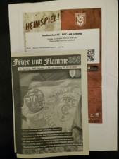 HFC Hallescher FC - Lokomotive Leipzig 2025/26 RL Ultra Fanzine + used Ticket 