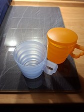 Tupperware  Junge Welle -- 2  Trinkbecher mit Henkel  --  ca. 350 ml  