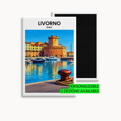 Livorno kühlschrankmagnet - livorno,