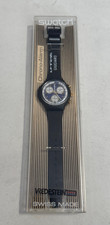 Swatch Chrono Alarm Uhr 1998 Promo Vredestein Giugiaro Design mit Box