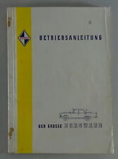 Betriebsanleitung / Handbuch Borgward P100 "Der große Borgward" von 02/1961