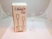Vintage Sodahl Elise Glas Kerzenhalter