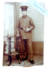 Soldat in Uniform 1. Weltkrieg  Foto Postkartengröße ca 1916