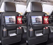 2x Auto Rückenlehnentasche Rücksitztasche Rückenlehnenschutz Organizer Rücksitz~