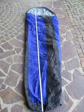 Erwachsenen Mumienschlafsack, blau-schwarz