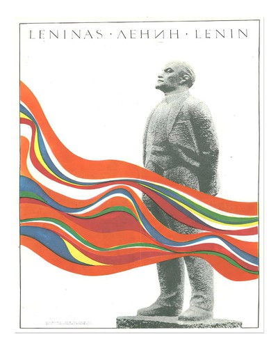 Colorful lenin wandkunst retro - lenin,