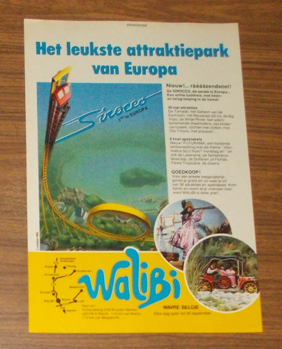 Seltene werbung walibi - seltene,