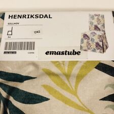 IKEA Henriksdal Bezug Stuhlbezug Gillhov bunt lang 104.000.93 NEU OVP