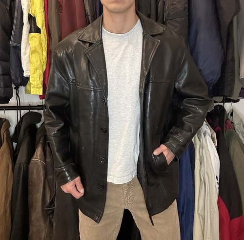 Vintage abrams lederjacke - vintage,