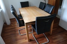 Esstisch, Rotkernbuche massiv