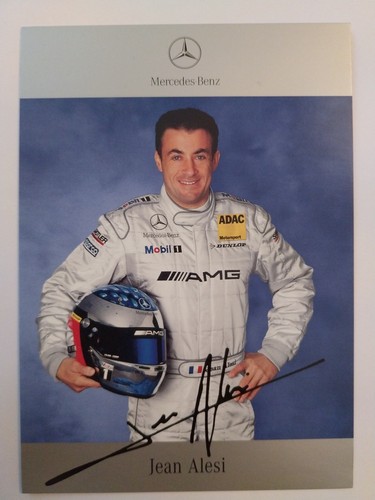 Jean alesi autogramm signiert - jean,
