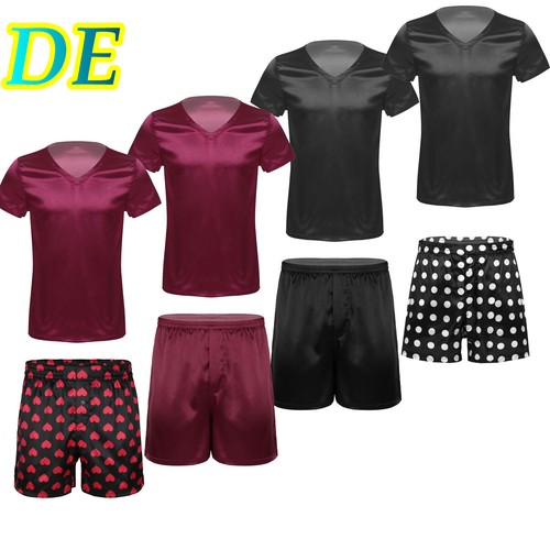 Herren shirt seide satin - t-shirt,