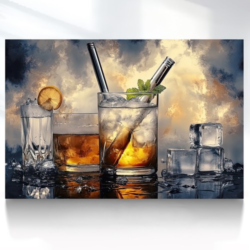 Leinwand bild cocktails küche - cocktails,
