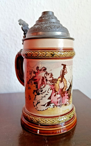 Mettlach krug bierkrug - mettlach,