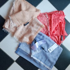 MARC CAIN edler Logo Schal, beige w/neu!