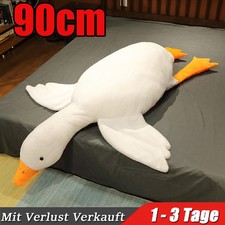 Riesige große Gans Ente Plüschtier Kuscheltier Kissen Flügel Dekoration Vogel