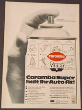 46. Caramba Super Chemie GmbH Rostlöser Öl Werbeanzeige Werbung Reklame 1973