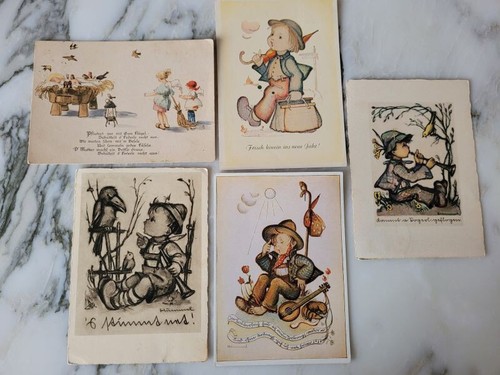 Alte hummel postkarten - pk,