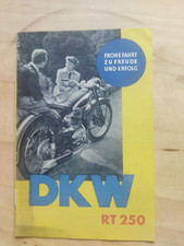DKW RT 250 original Werbe Verkaufs Prospekt Broschüre Depliant