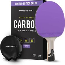 PRO SPIN Tischtennisschläger - Carbon Profischläger, Überlegener Präzision, Spin