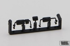 Herpa Spiegel 1 Satz schwarz für MB Mercedes Actros MP1 - 1:87 - /HN3722