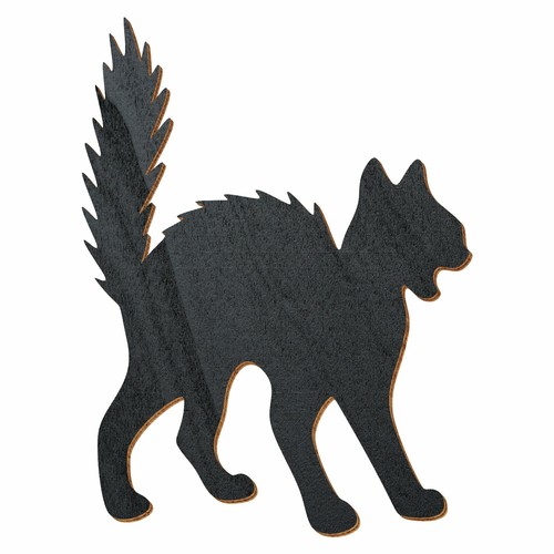 Schwarze holz hexenkatze - holz,